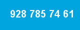 928 785 74 61